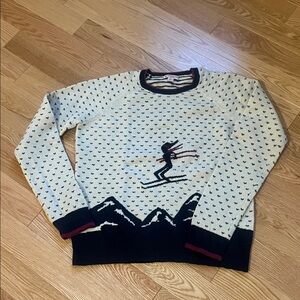 Cream Ski Sweater by Brooks Brothers sz XL